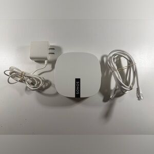 Sonos Boost Wireless Speaker Transmitter w/ AC Cord & Ethernet Cable - Tested